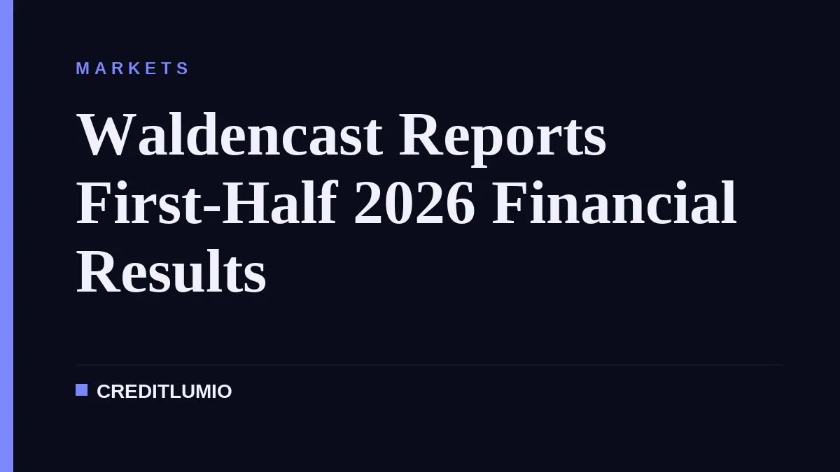 Waldencast Reports First-Half 2026 Financial Results