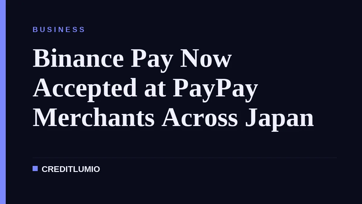 Binance Pay Now Accepted at PayPay Merchants Across Japan