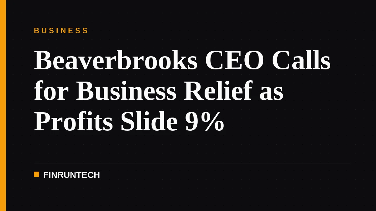 Beaverbrooks CEO Calls for Business Relief as Profits Slide 9%