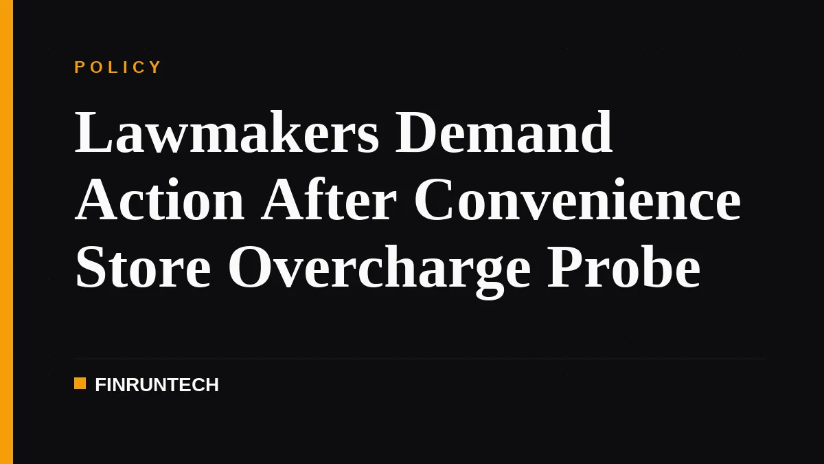 Lawmakers Demand Action After Convenience Store Overcharge Probe