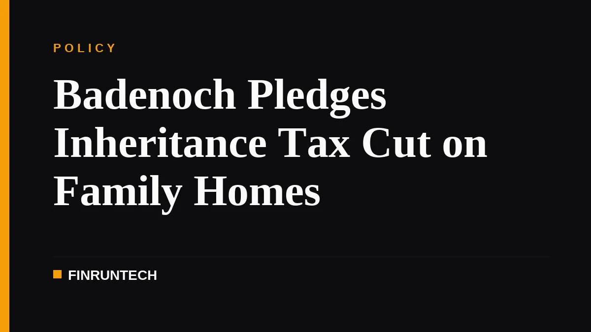 Badenoch Pledges Inheritance Tax Cut on Family Homes