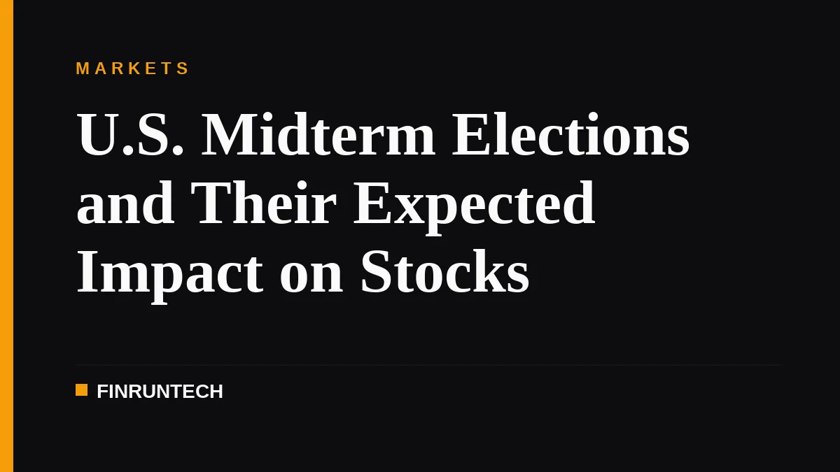 U.S. Midterm Elections and Their Expected Impact on Stocks