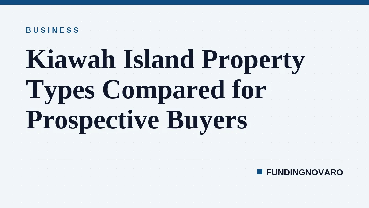 Kiawah Island Property Types Compared for Prospective Buyers
