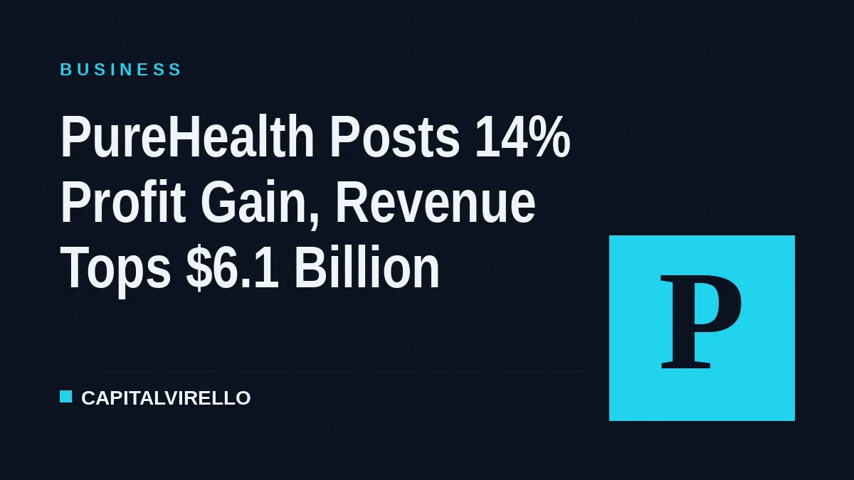 PureHealth Posts 14% Profit Gain, Revenue Tops $6.1 Billion