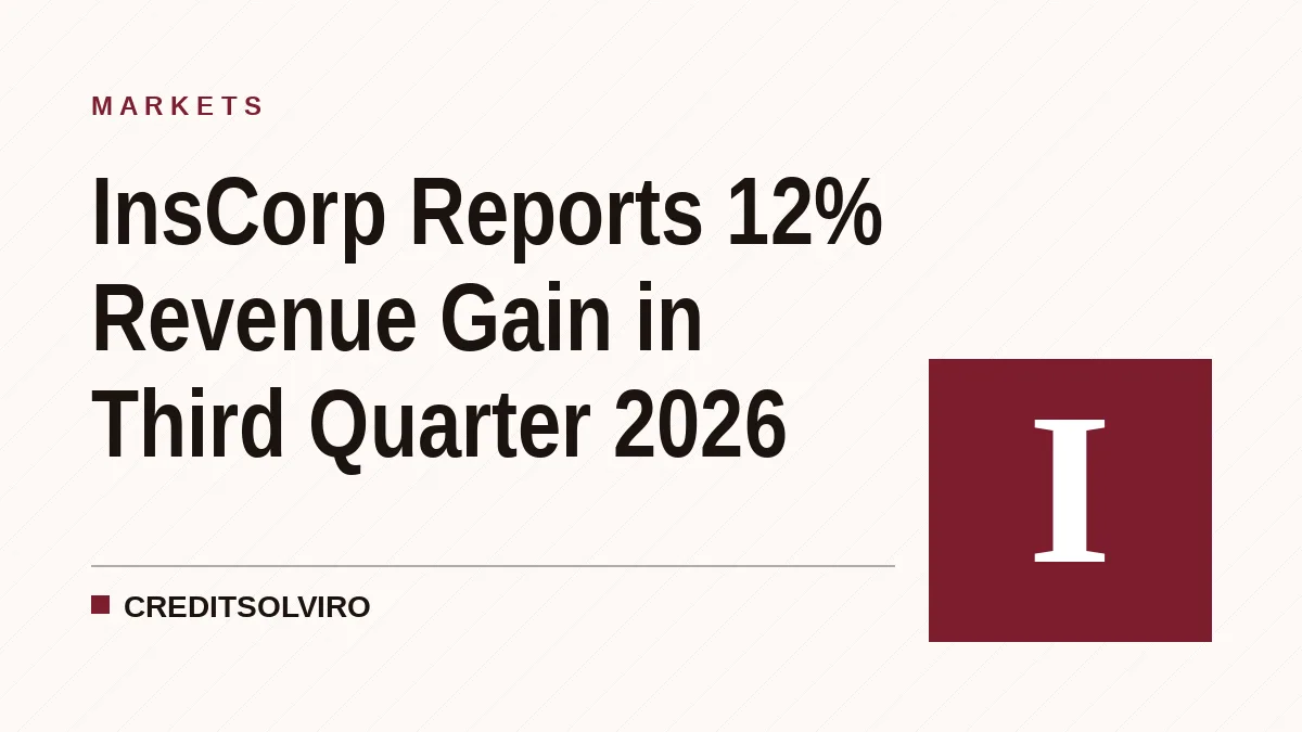 InsCorp Reports 12% Revenue Gain in Third Quarter 2026
