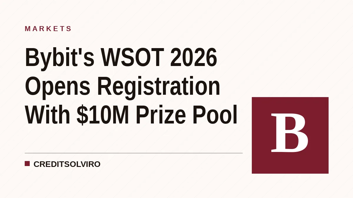 Bybit's WSOT 2026 Opens Registration With $10M Prize Pool