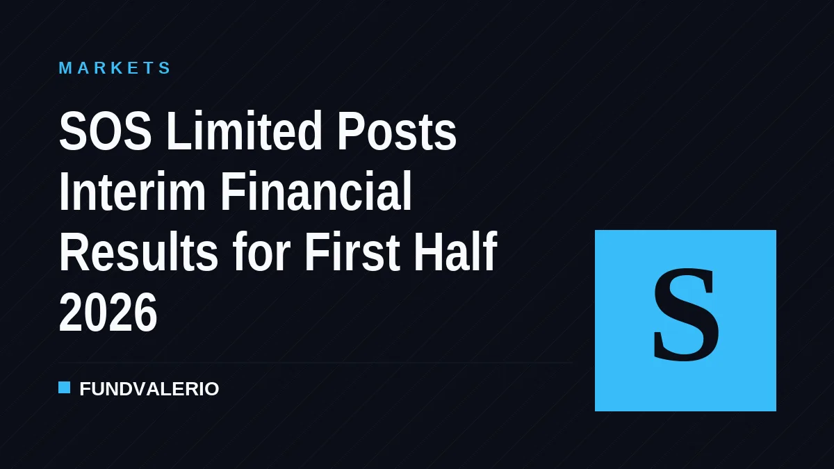 SOS Limited Posts Interim Financial Results for First Half 2026