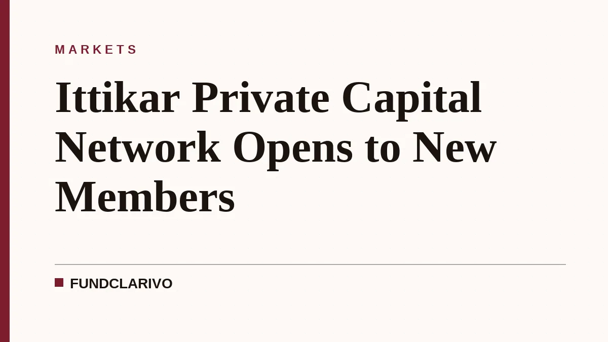 Ittikar Private Capital Network Opens to New Members