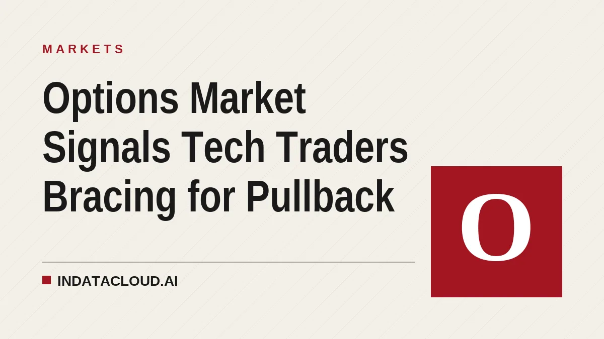 Options Market Signals Tech Traders Bracing for Pullback