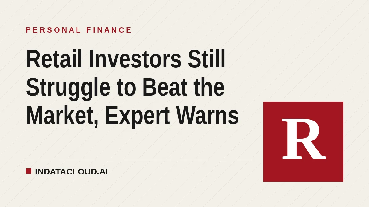 Retail Investors Still Struggle to Beat the Market, Expert Warns