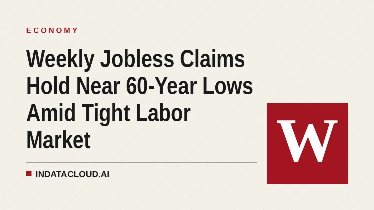 Weekly Jobless Claims Hold Near 60-Year Lows Amid Tight Labor Market