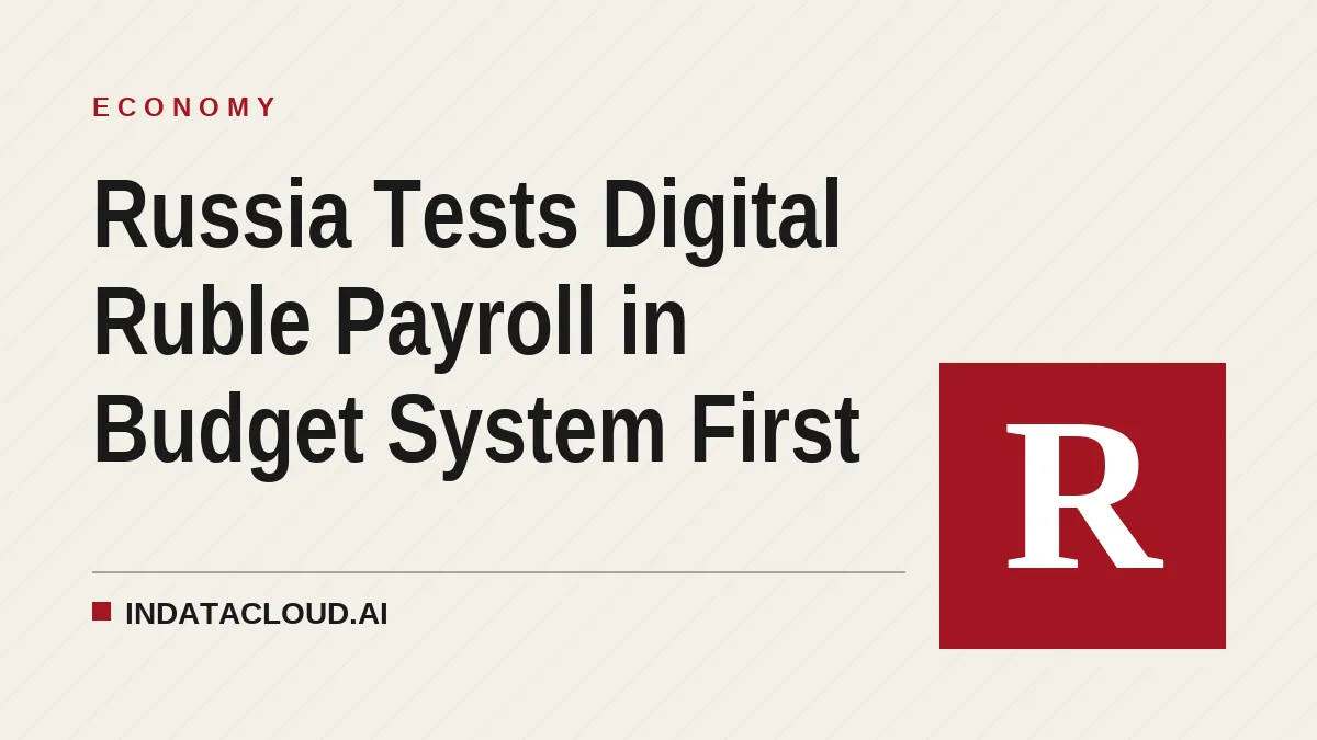 Russia Tests Digital Ruble Payroll in Budget System First