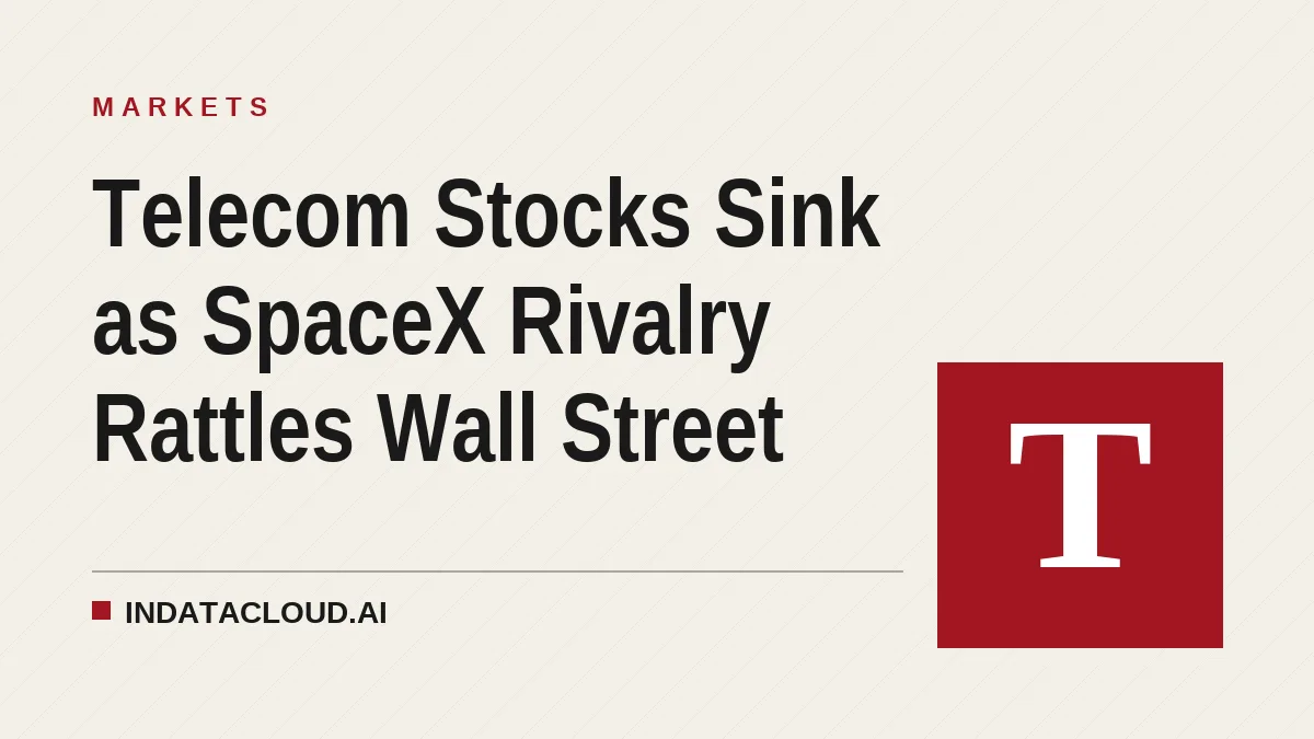 Telecom Stocks Sink as SpaceX Rivalry Rattles Wall Street
