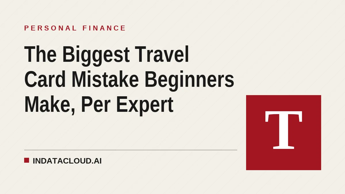 The Biggest Travel Card Mistake Beginners Make, Per Expert