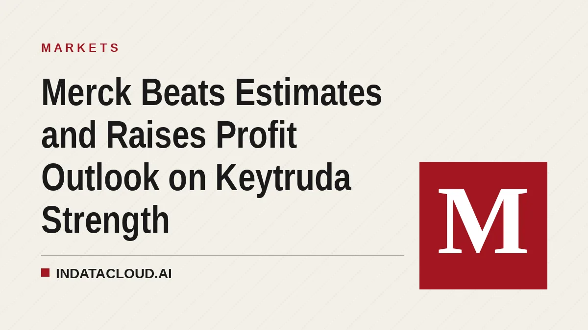 Merck Beats Estimates and Raises Profit Outlook on Keytruda Strength