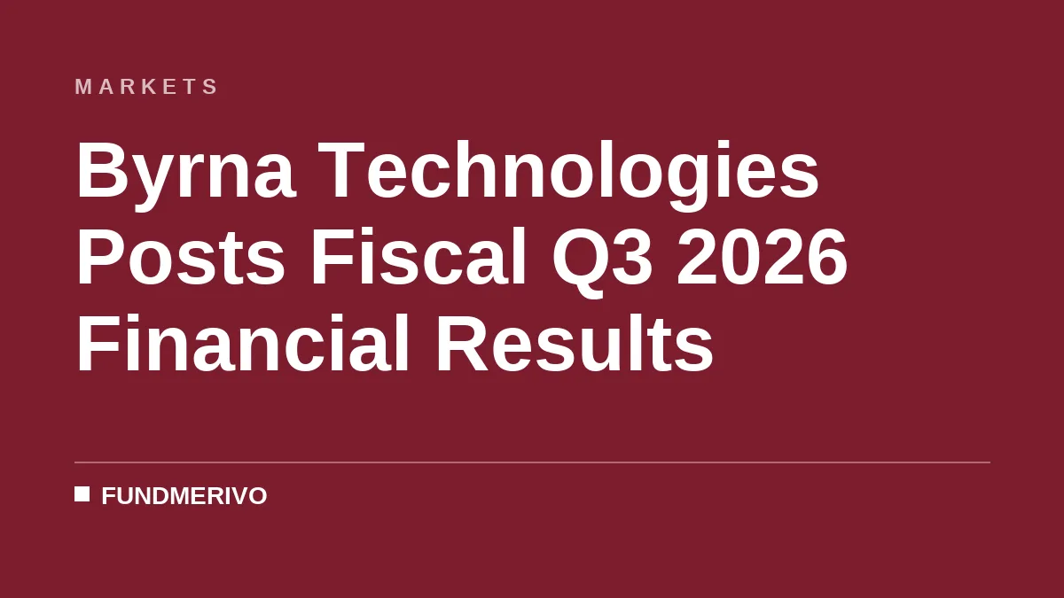 Byrna Technologies Posts Fiscal Q3 2026 Financial Results