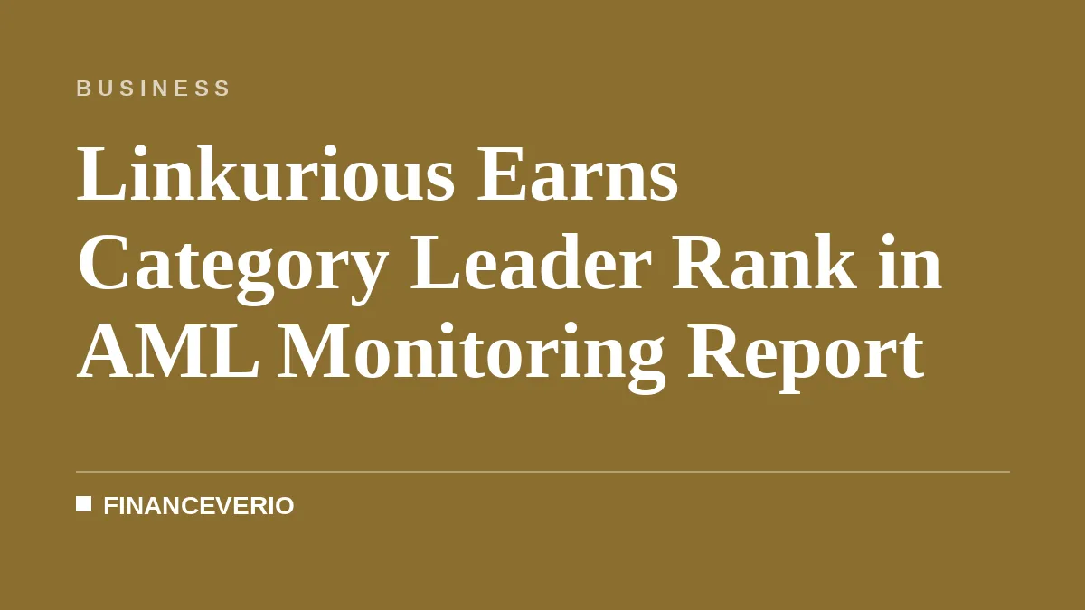 Linkurious Earns Category Leader Rank in AML Monitoring Report