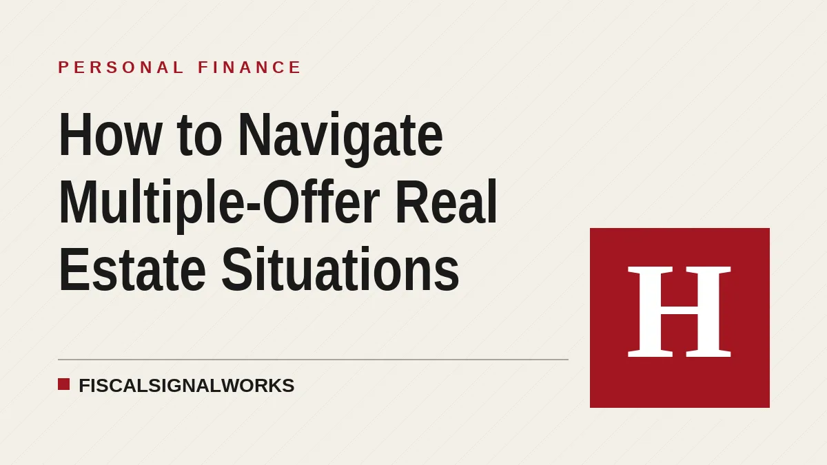 How to Navigate Multiple-Offer Real Estate Situations