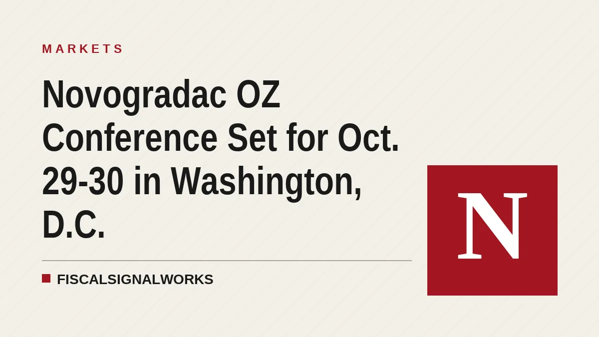 Novogradac OZ Conference Set for Oct. 29-30 in Washington, D.C.