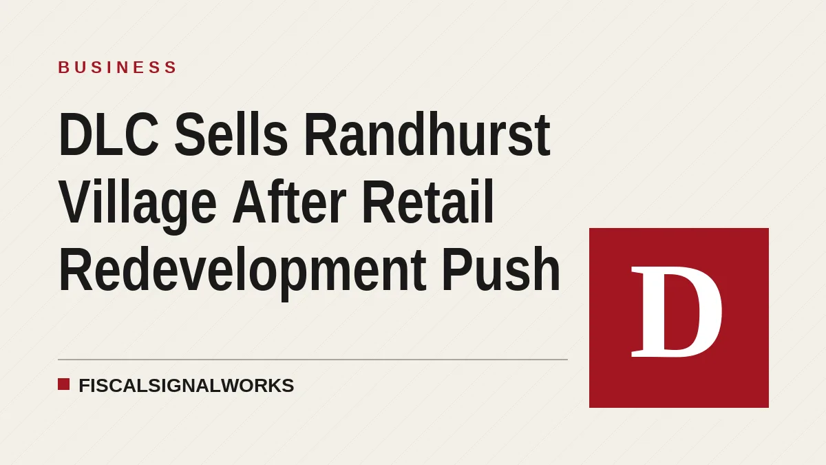 DLC Sells Randhurst Village After Retail Redevelopment Push