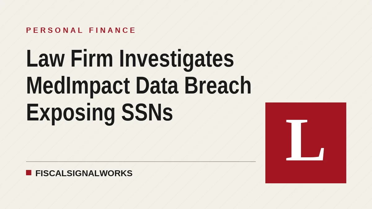 Law Firm Investigates MedImpact Data Breach Exposing SSNs