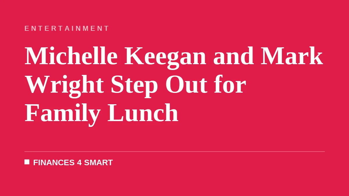 Michelle Keegan and Mark Wright Step Out for Family Lunch