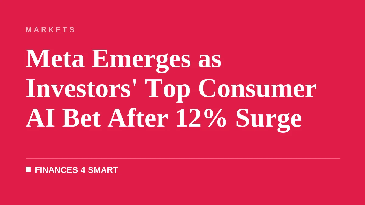 Meta Emerges as Investors' Top Consumer AI Bet After 12% Surge