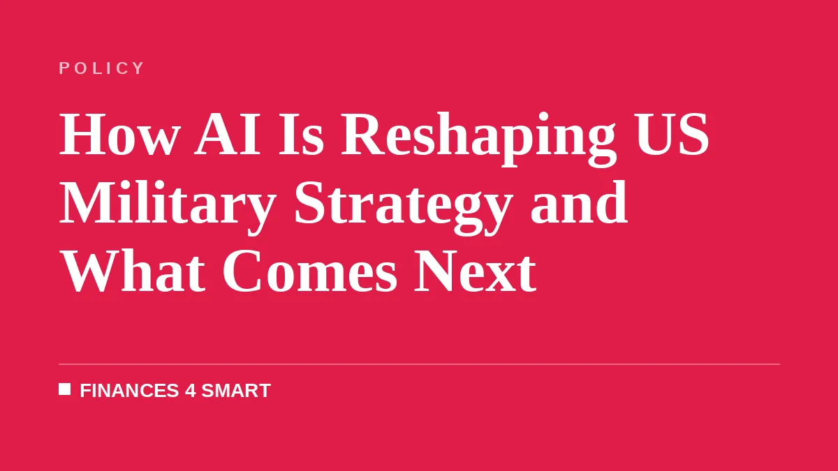How AI Is Reshaping US Military Strategy and What Comes Next