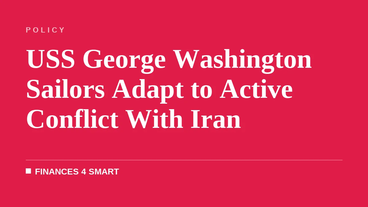 USS George Washington Sailors Adapt to Active Conflict With Iran