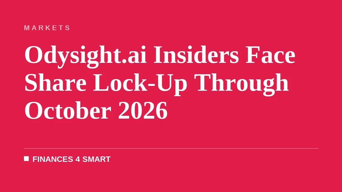 Odysight.ai Insiders Face Share Lock-Up Through October 2026