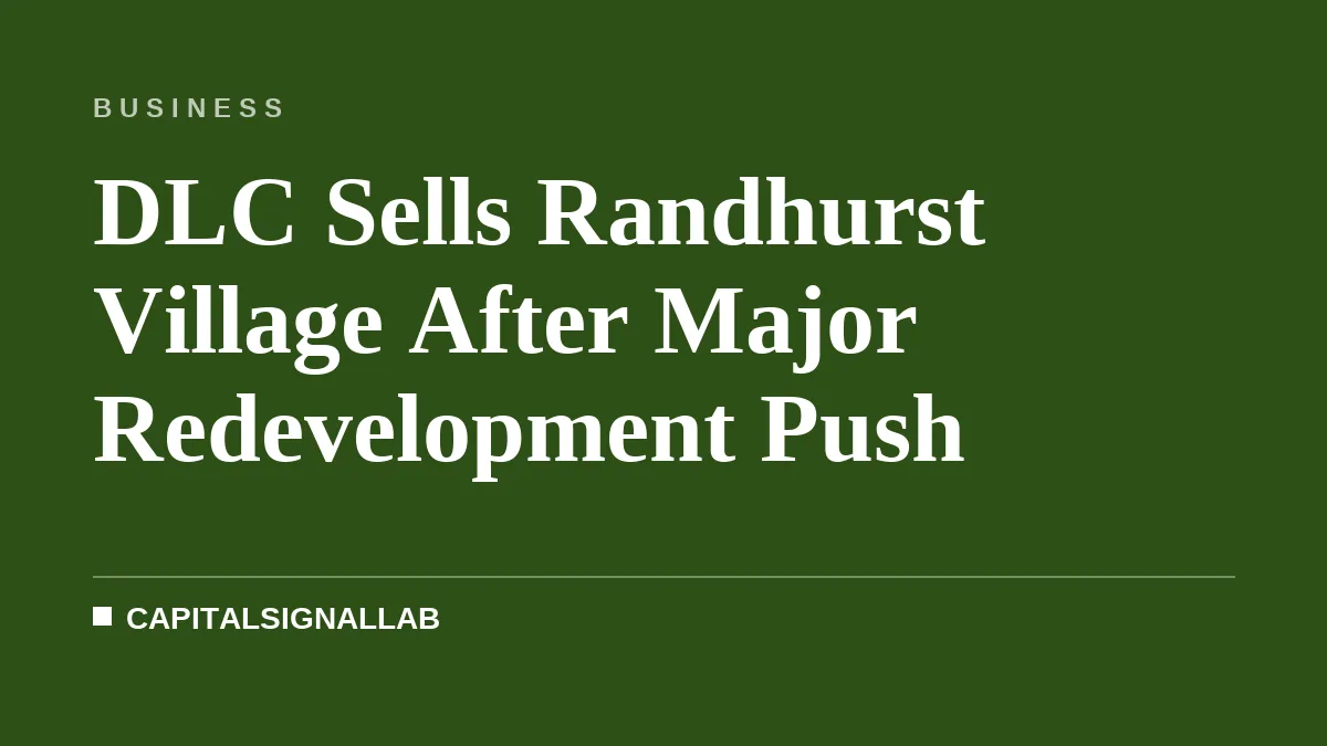 DLC Sells Randhurst Village After Major Redevelopment Push