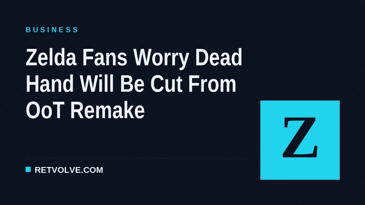 Zelda Fans Worry Dead Hand Will Be Cut From OoT Remake