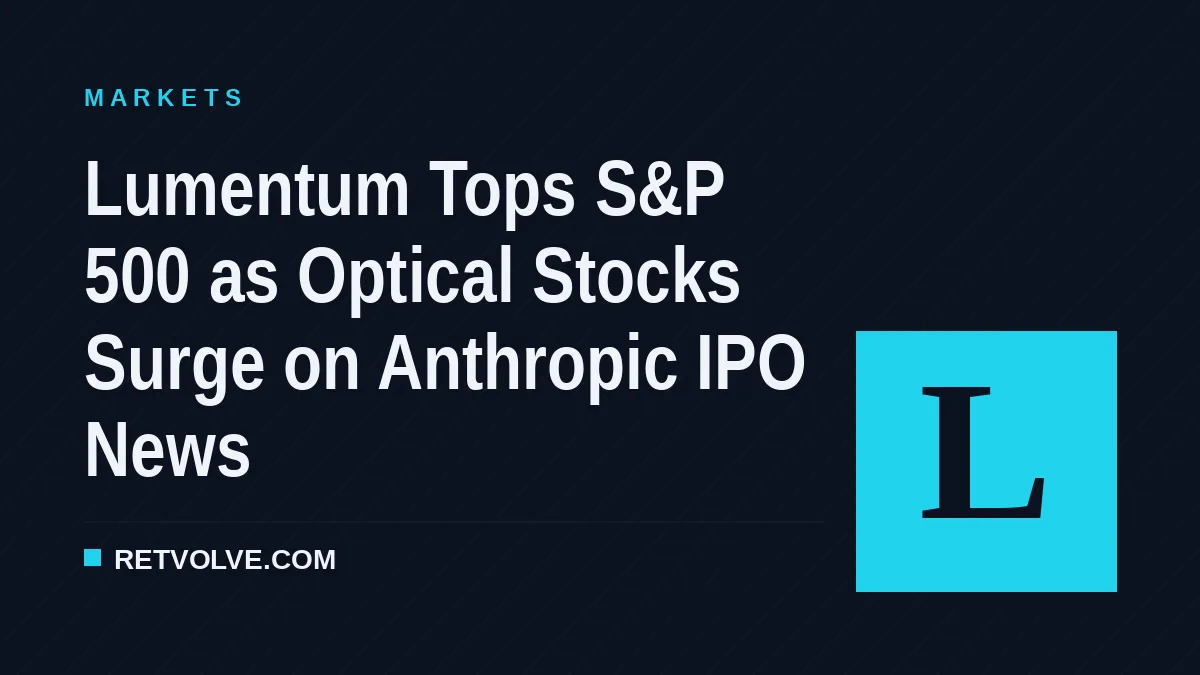 Lumentum Tops S&P 500 as Optical Stocks Surge on Anthropic IPO News
