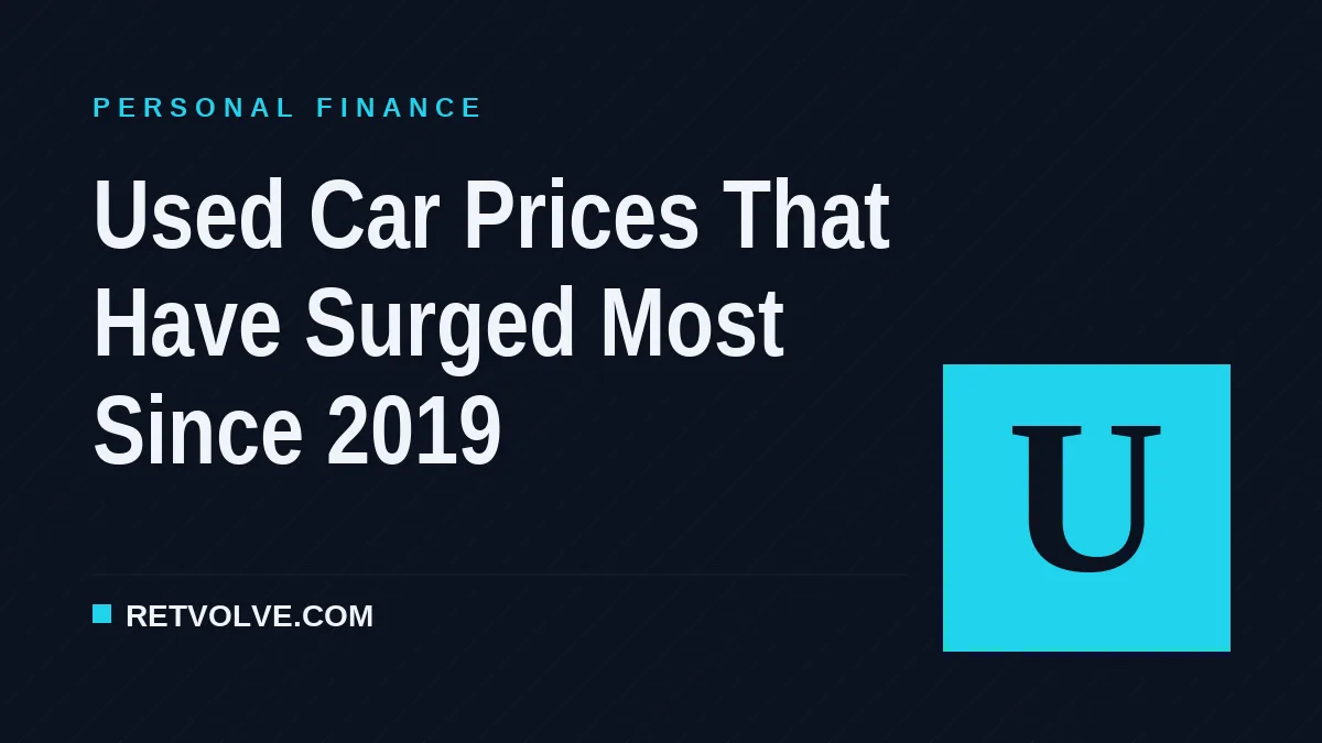 Used Car Prices That Have Surged Most Since 2019
