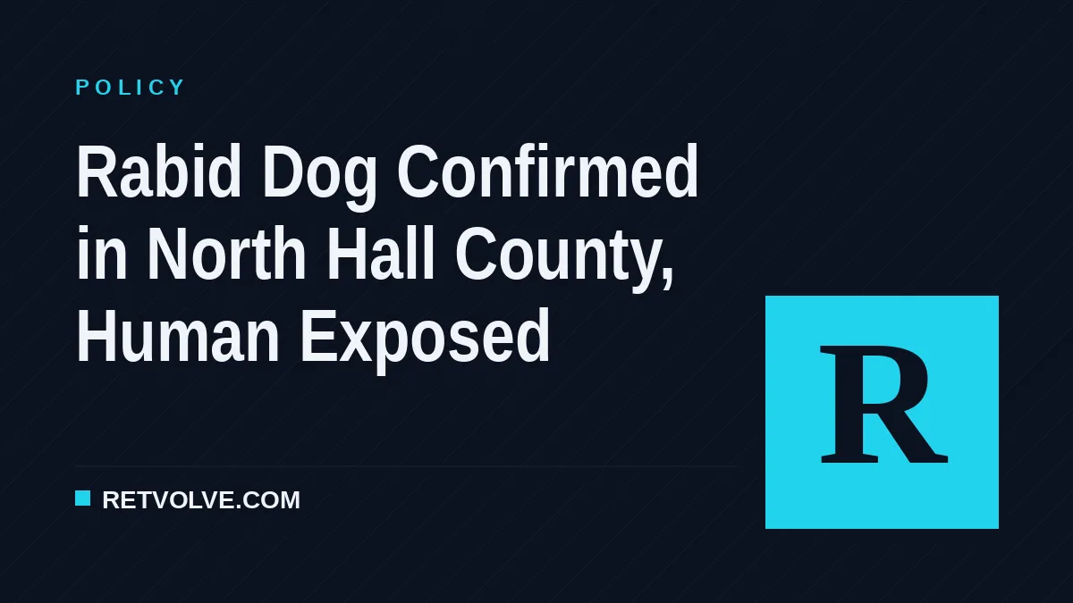 Rabid Dog Confirmed in North Hall County, Human Exposed