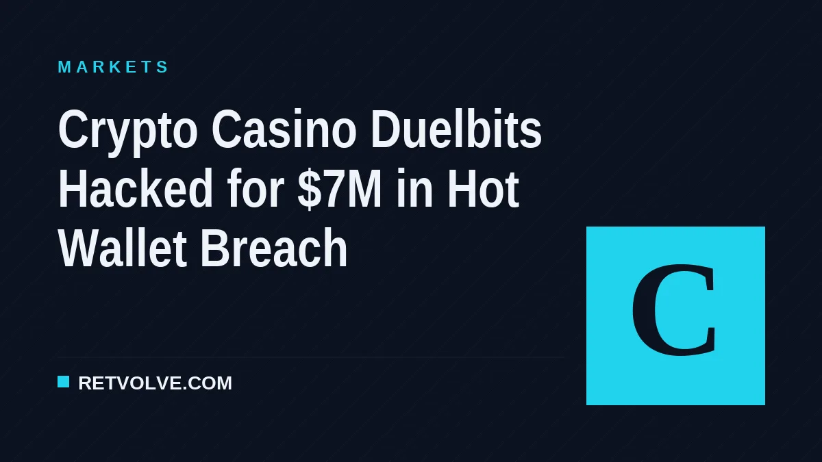 Crypto Casino Duelbits Hacked for $7M in Hot Wallet Breach
