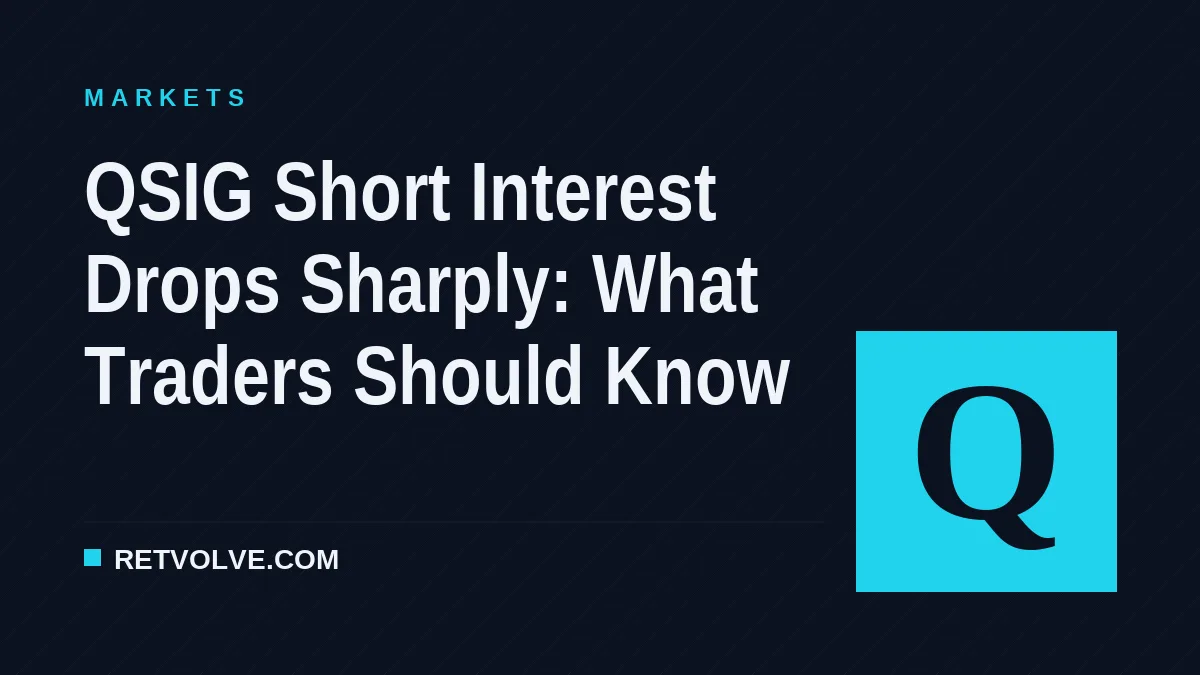 QSIG Short Interest Drops Sharply: What Traders Should Know