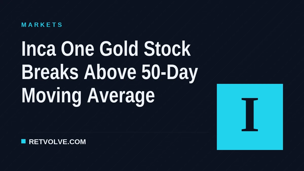 Inca One Gold Stock Breaks Above 50-Day Moving Average