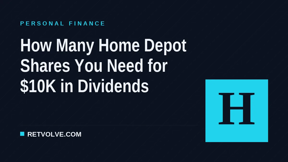 How Many Home Depot Shares You Need for $10K in Dividends