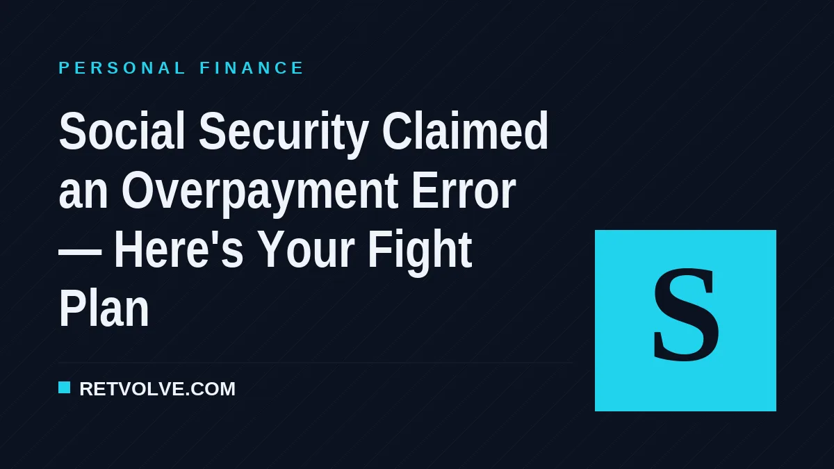 Social Security Claimed an Overpayment Error — Here's Your Fight Plan
