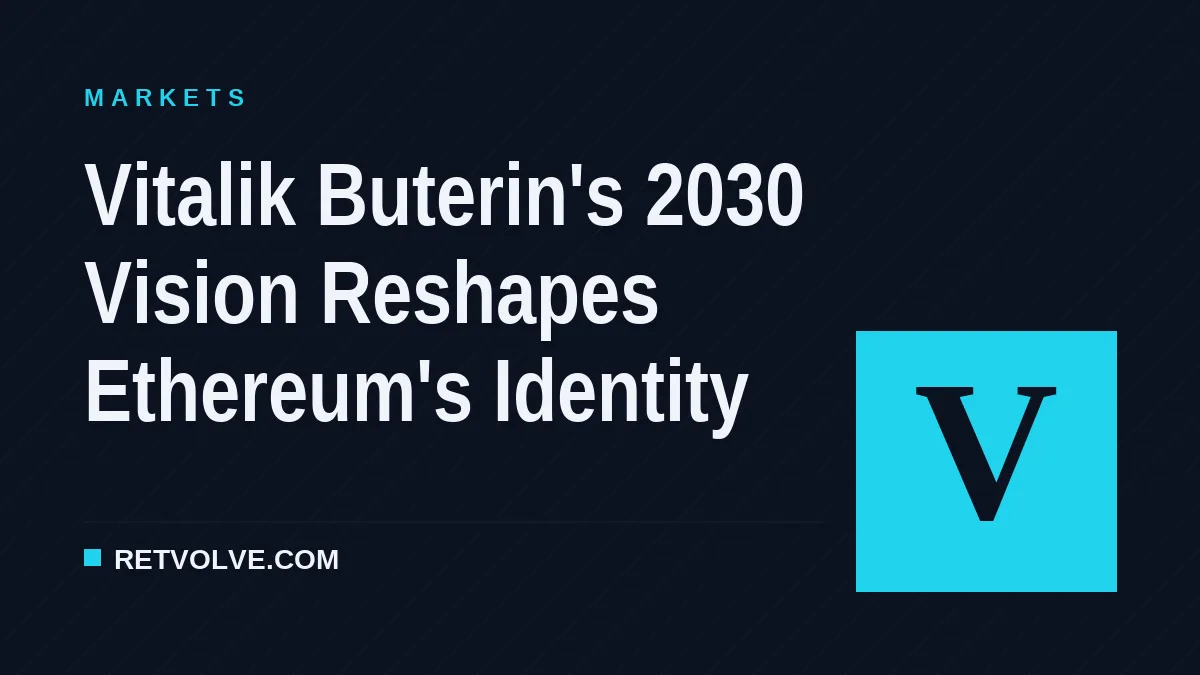 Vitalik Buterin's 2030 Vision Reshapes Ethereum's Identity