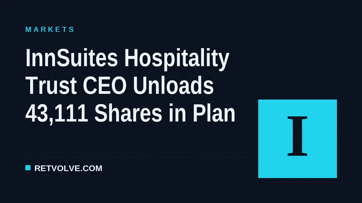 InnSuites Hospitality Trust CEO Unloads 43,111 Shares in Plan