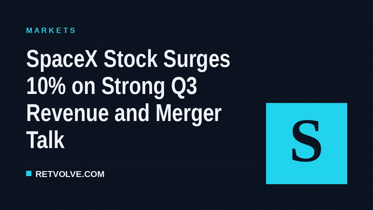 SpaceX Stock Surges 10% on Strong Q3 Revenue and Merger Talk