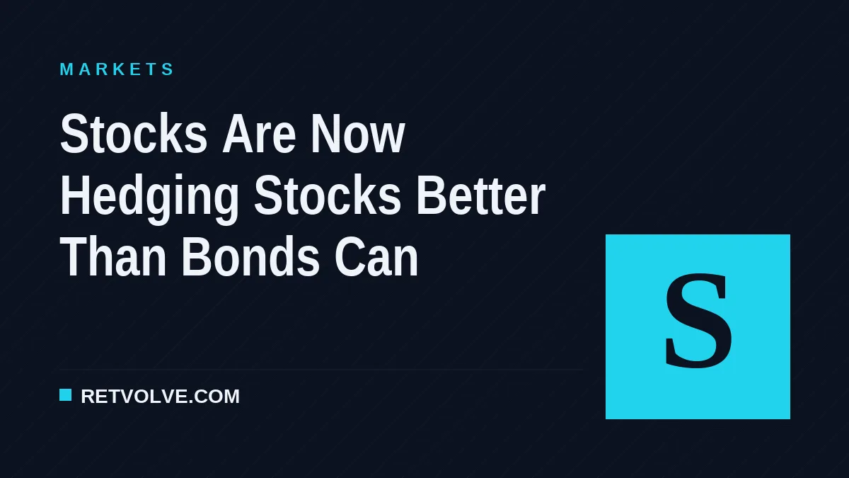 Stocks Are Now Hedging Stocks Better Than Bonds Can