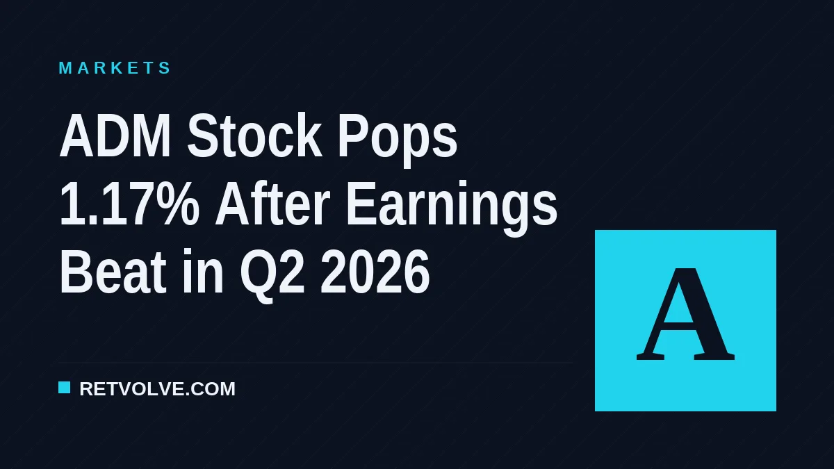 ADM Stock Pops 1.17% After Earnings Beat in Q2 2026