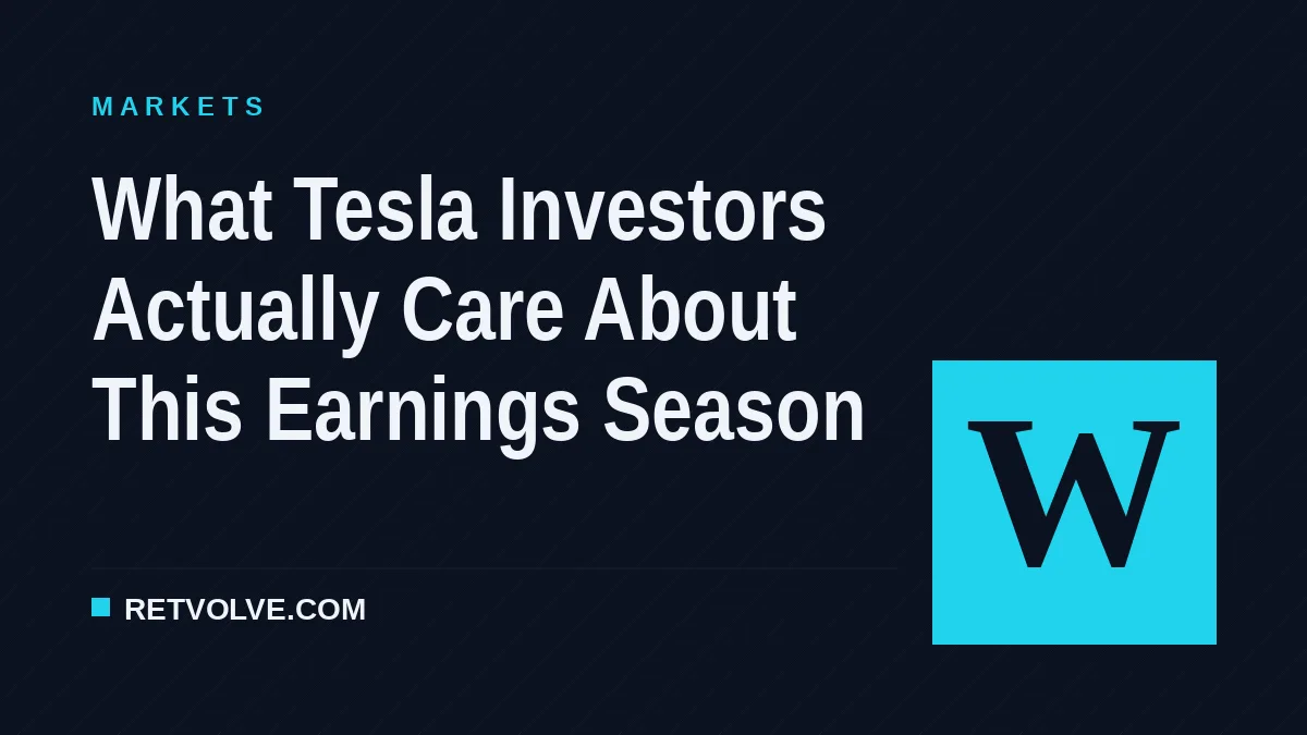 What Tesla Investors Actually Care About This Earnings Season