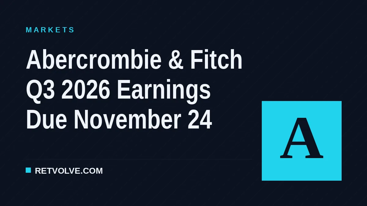 Abercrombie & Fitch Q3 2026 Earnings Due November 24