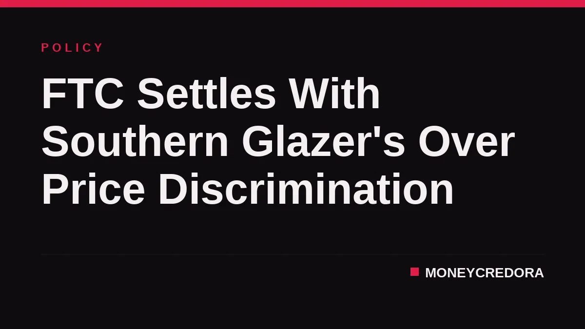 FTC Settles With Southern Glazer's Over Price Discrimination