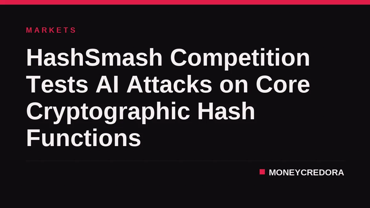 HashSmash Competition Tests AI Attacks on Core Cryptographic Hash Functions