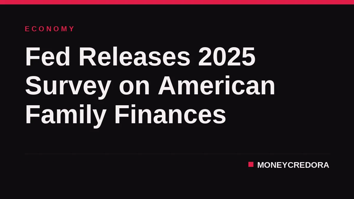 Fed Releases 2025 Survey on American Family Finances